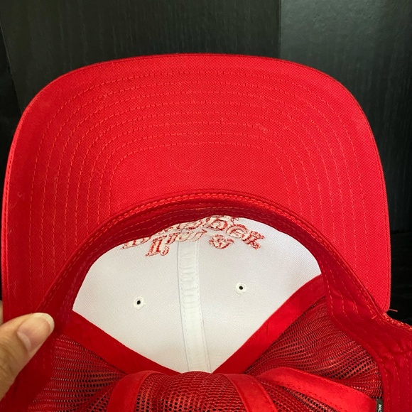 Dr Pepper I'm a Pepper Richardson 112 Trucker Hat Red White Mesh Snapback - Picture 12 of 12